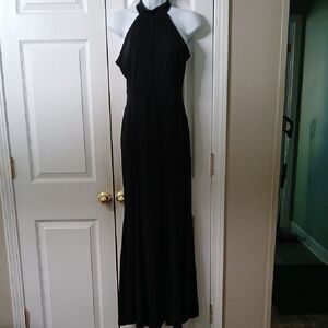 BeryDress Retro black maxi dress graduation, party  Sz S NWT